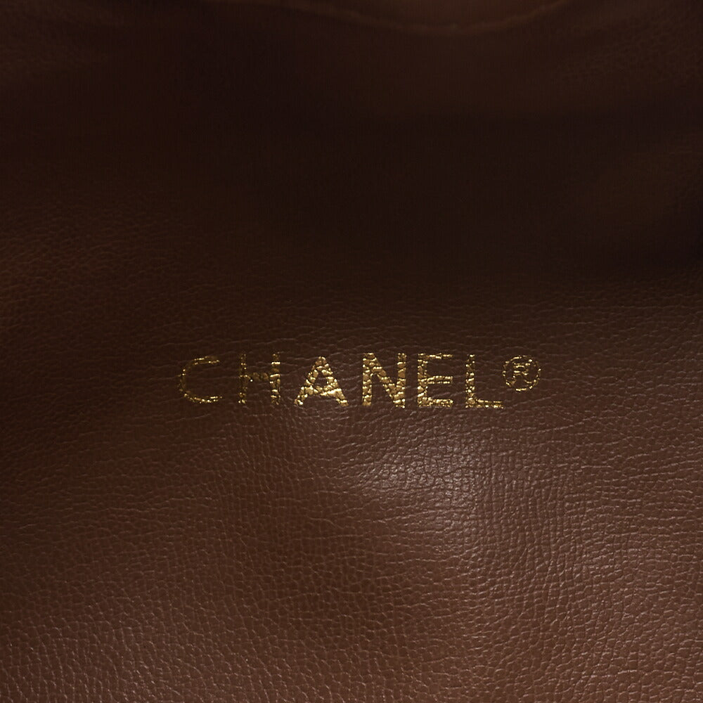 Chanel Shoulder Bag Bikorore Coco Charm Lambskin Beige Gold-Tone Hardware Pre-Owned - Vintage La Charme