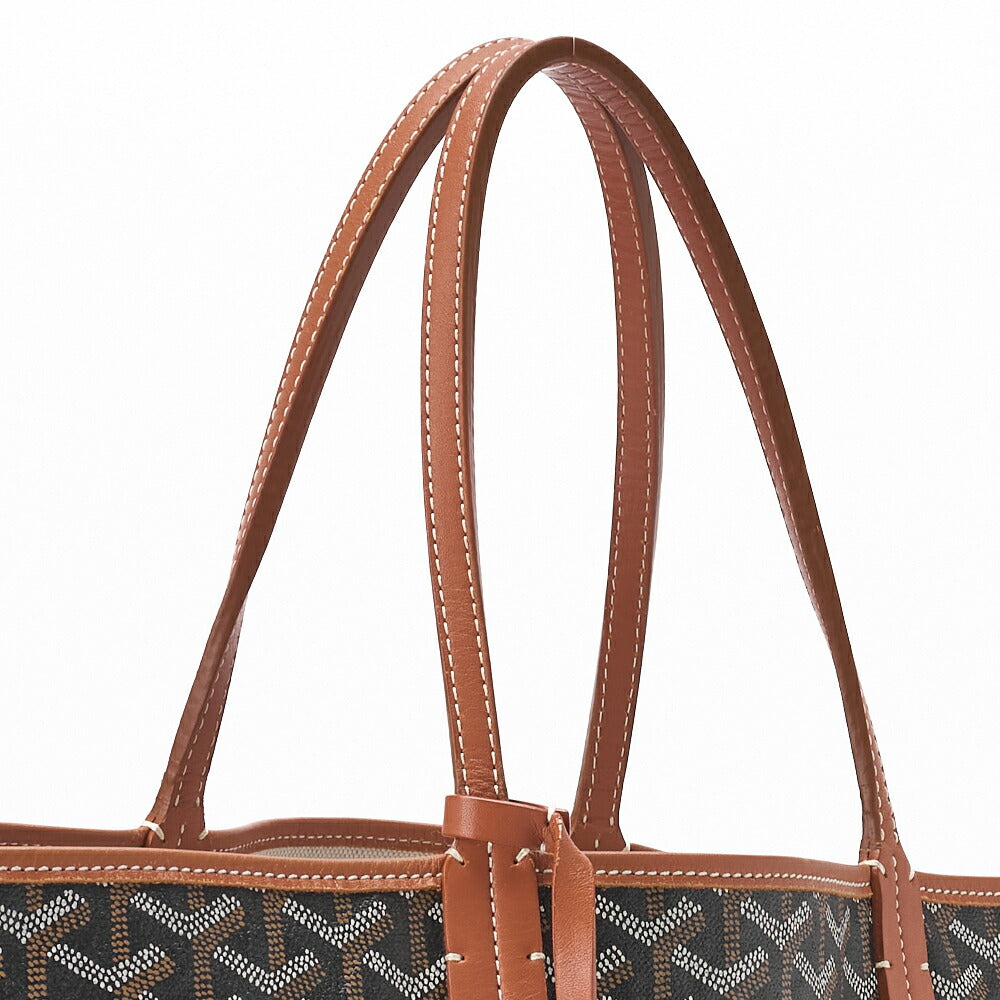 Goyard Saint Louis PM Tote Bag, Coated Canvas, Black, Silver-Tone Hardware, Pre-Owned - Vintage La Charme