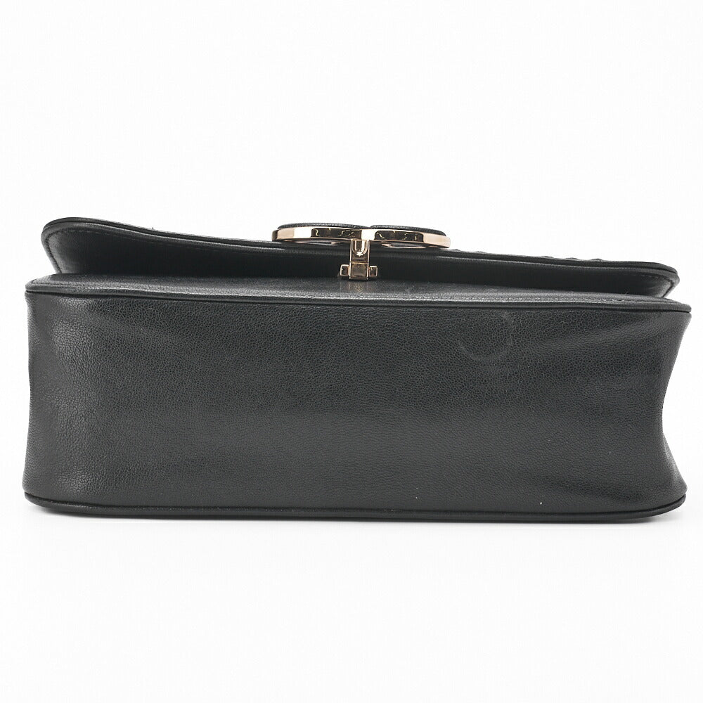 Chanel Shoulder Bag, V Stitch, Chain Shoulder, Lambskin, Black, Gold-Tone Hardware, Pre-Owned - Vintage La Charme