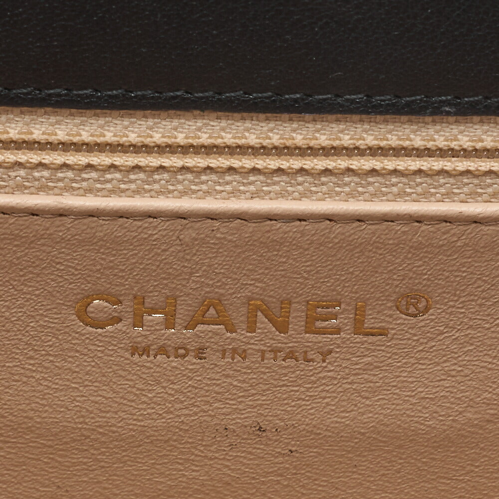Chanel Shoulder Bag, V Stitch, Chain Shoulder, Lambskin, Black, Gold-Tone Hardware, Pre-Owned - Vintage La Charme