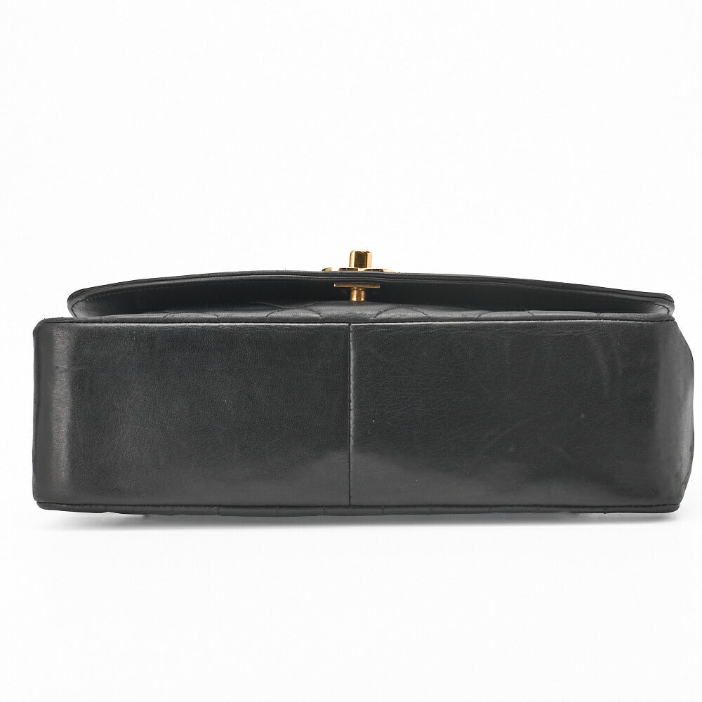CHANEL Shoulder Tote Bag Matelasse Lambskin Black Gold-Tone Hardware Pre-Owned - Vintage La Charme