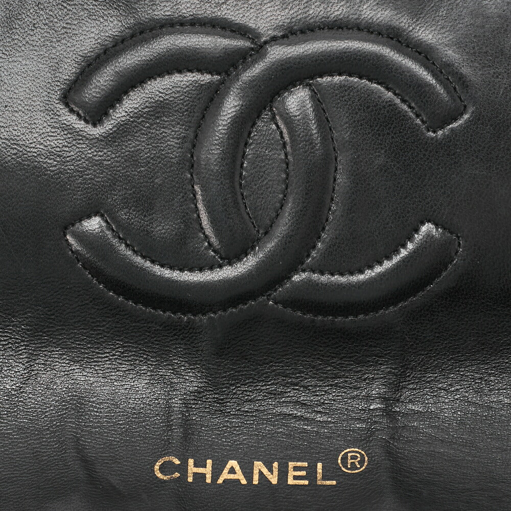 CHANEL Chain Shoulder Bag Matelasse Lambskin Bicolor Black Red Gold-Tone Hardware Pre-Owned - Vintage La Charme