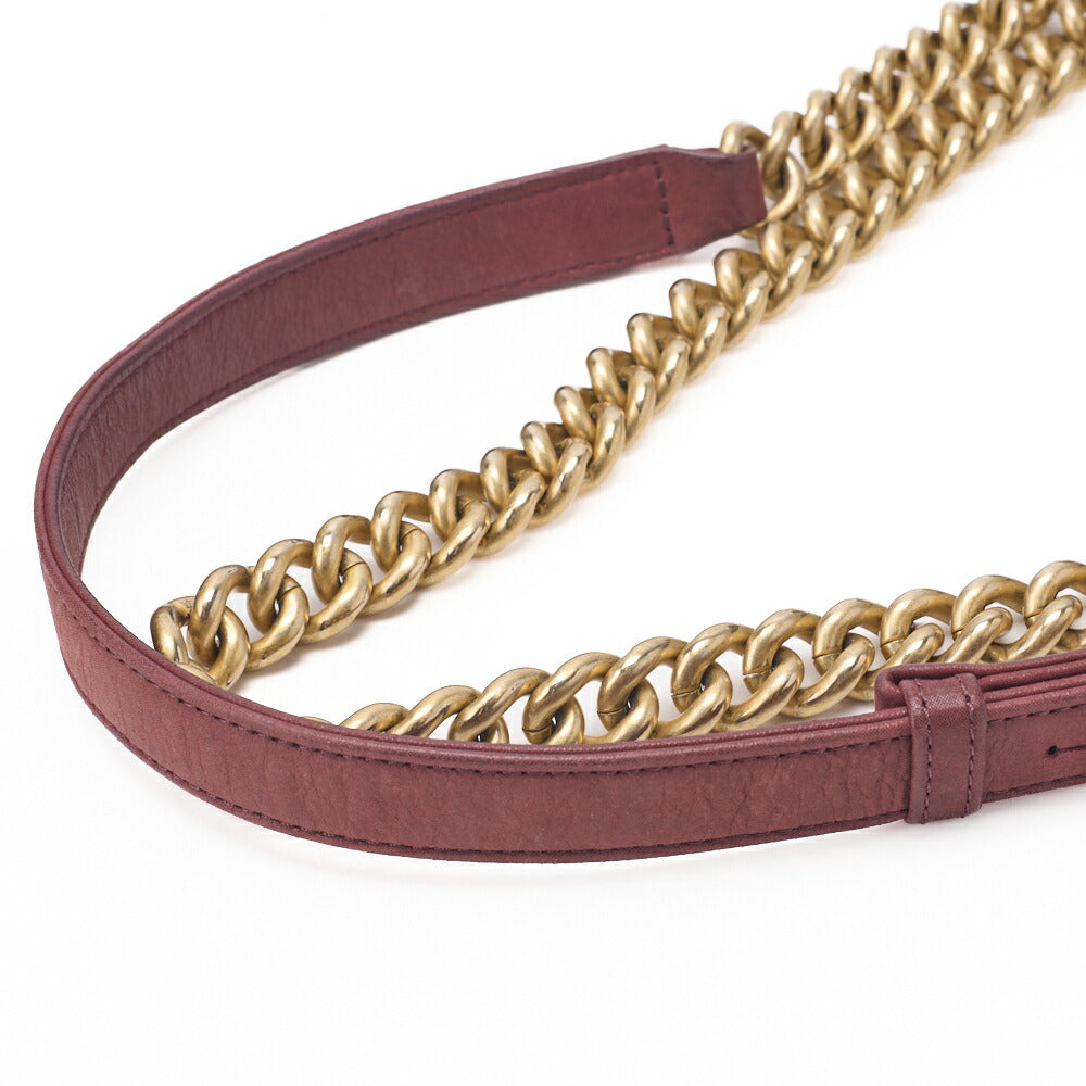 CHANEL Boy Chanel Shoulder Bag Matelasse Chain Shoulder Calfskin Sparkle Leather Multicolor Gold-Tone Hardware Pre-Owned - Vintage La Charme