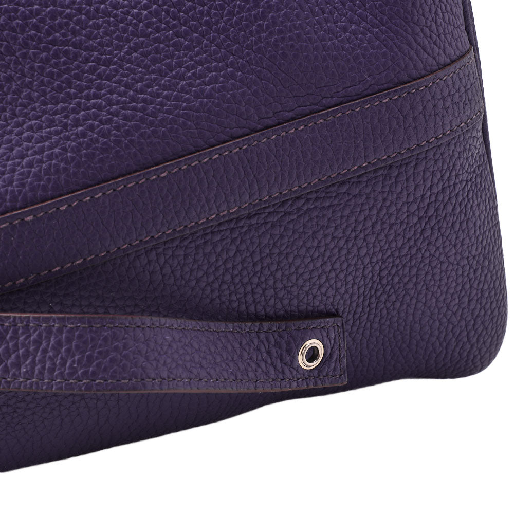 HERMES Tote Bag Picotan Rock GM Tryon Clemence Ultra Violet Silver-Tone Hardware Pre-Owned - Vintage La Charme