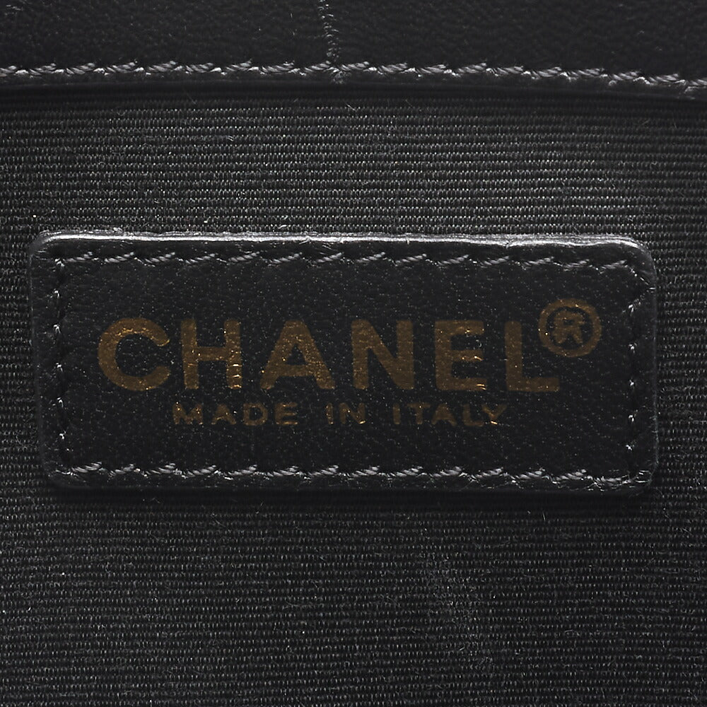 CHANEL Handbag, Icon Design, Cotton, Black, Gold-Tone Hardware, Pre-Owned - Vintage La Charme