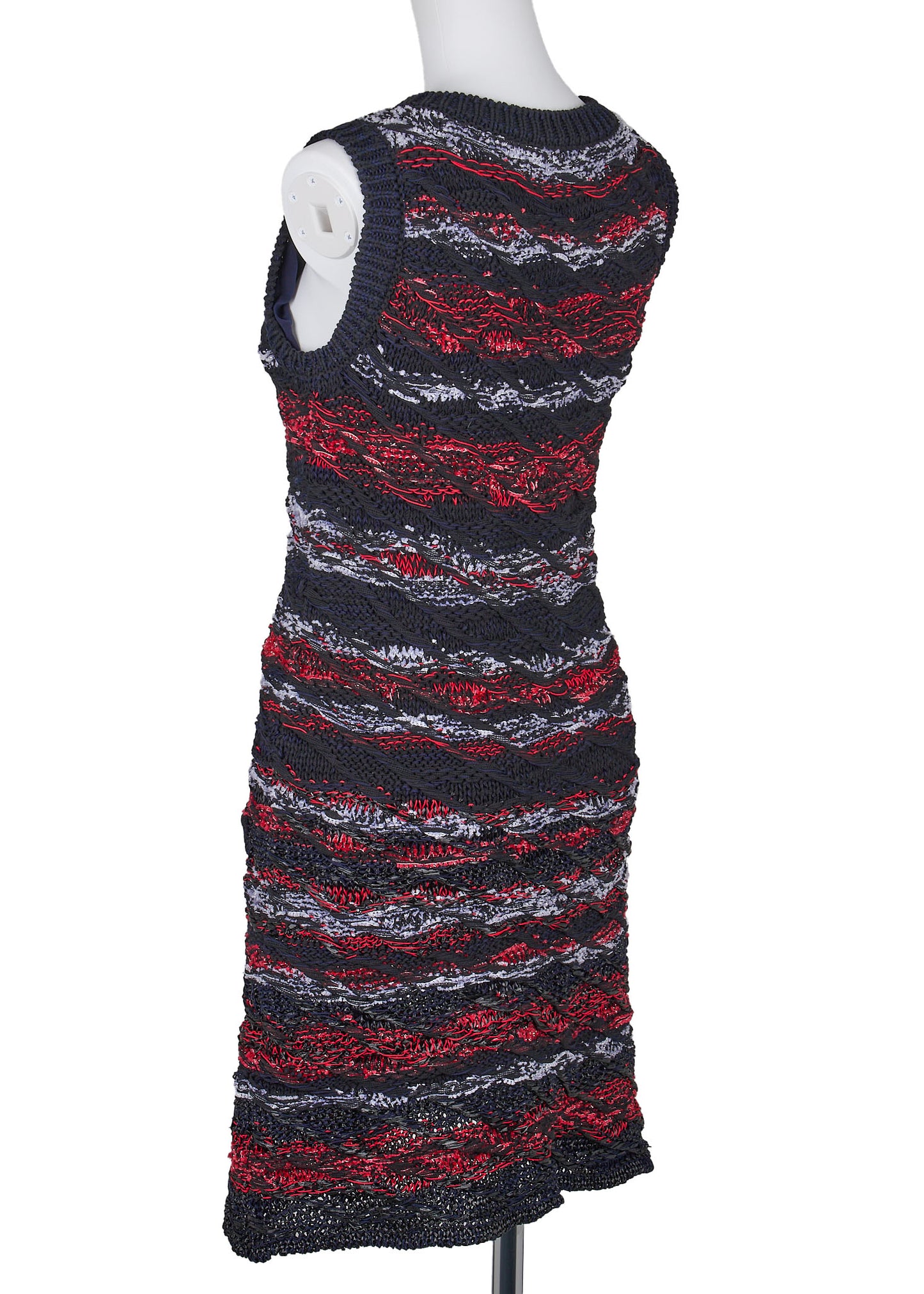 Chanel Sleeveless Dress, Coco Button, Multicolor, Cotton Blend, Pre-Owned - Vintage La Charme