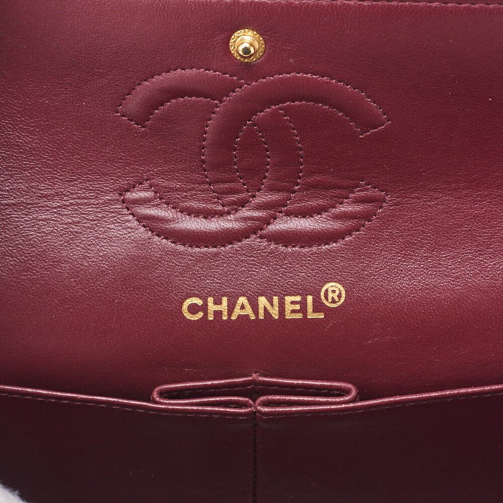 CHANEL Chain Shoulder Bag Matelasse Lambskin Navy Gold-Tone Hardware Pre-Owned - Vintage La Charme