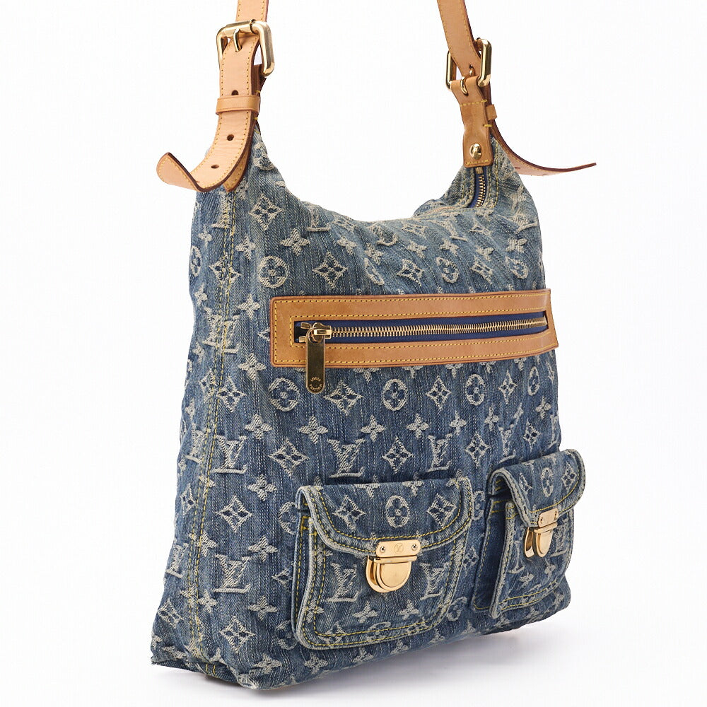 Louis Vuitton Shoulder Bag, Monogram Denim Buggy GM, Blue, Gold-Tone Hardware, Pre-Owned - Vintage La Charme