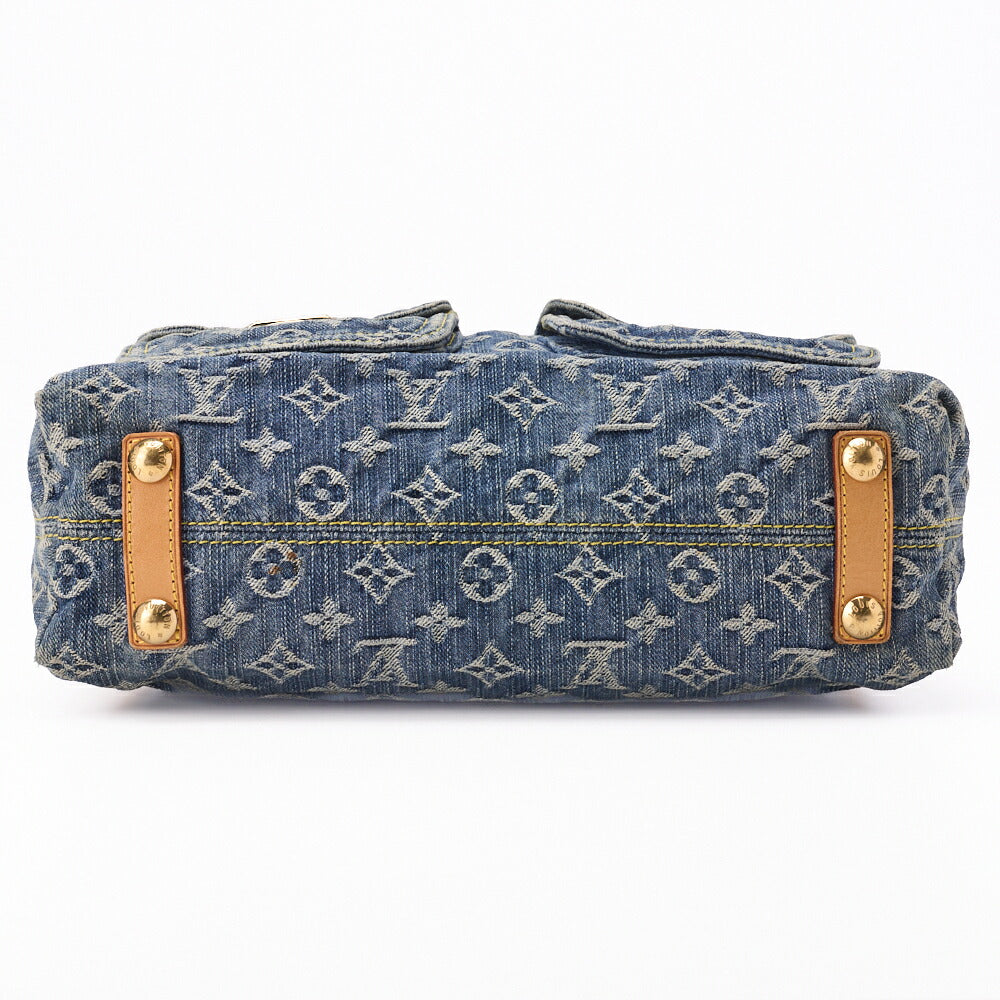 Louis Vuitton Shoulder Bag, Monogram Denim Buggy GM, Blue, Gold-Tone Hardware, Pre-Owned - Vintage La Charme