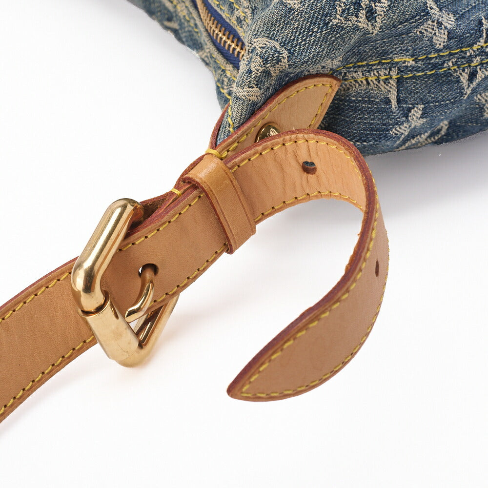Louis Vuitton Shoulder Bag, Monogram Denim Buggy GM, Blue, Gold-Tone Hardware, Pre-Owned - Vintage La Charme
