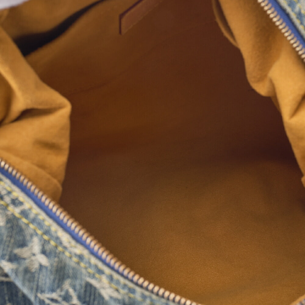 Louis Vuitton Shoulder Bag, Monogram Denim Buggy GM, Blue, Gold-Tone Hardware, Pre-Owned - Vintage La Charme