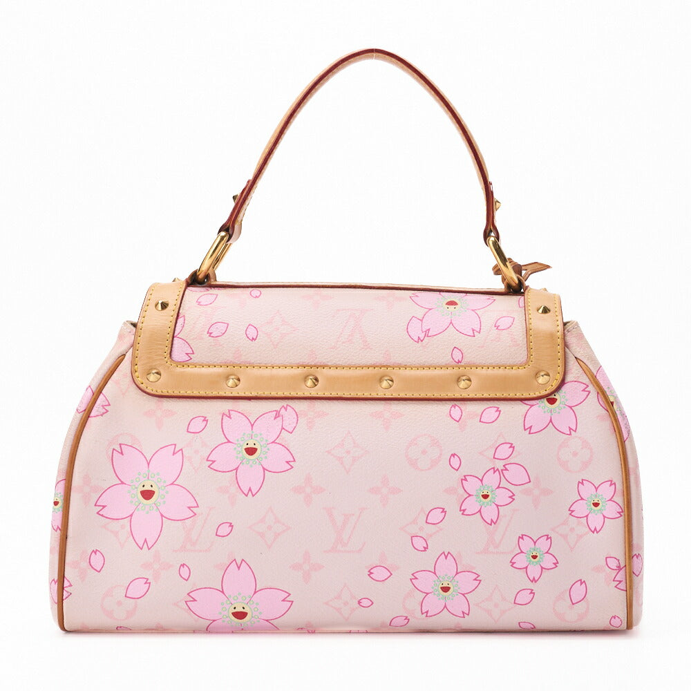 Louis Vuitton Shoulder Handbag Sac Retro PM Monogram Cherry Blossom Canvas Pink Gold-Tone Hardware Pre-Owned - Vintage La Charme