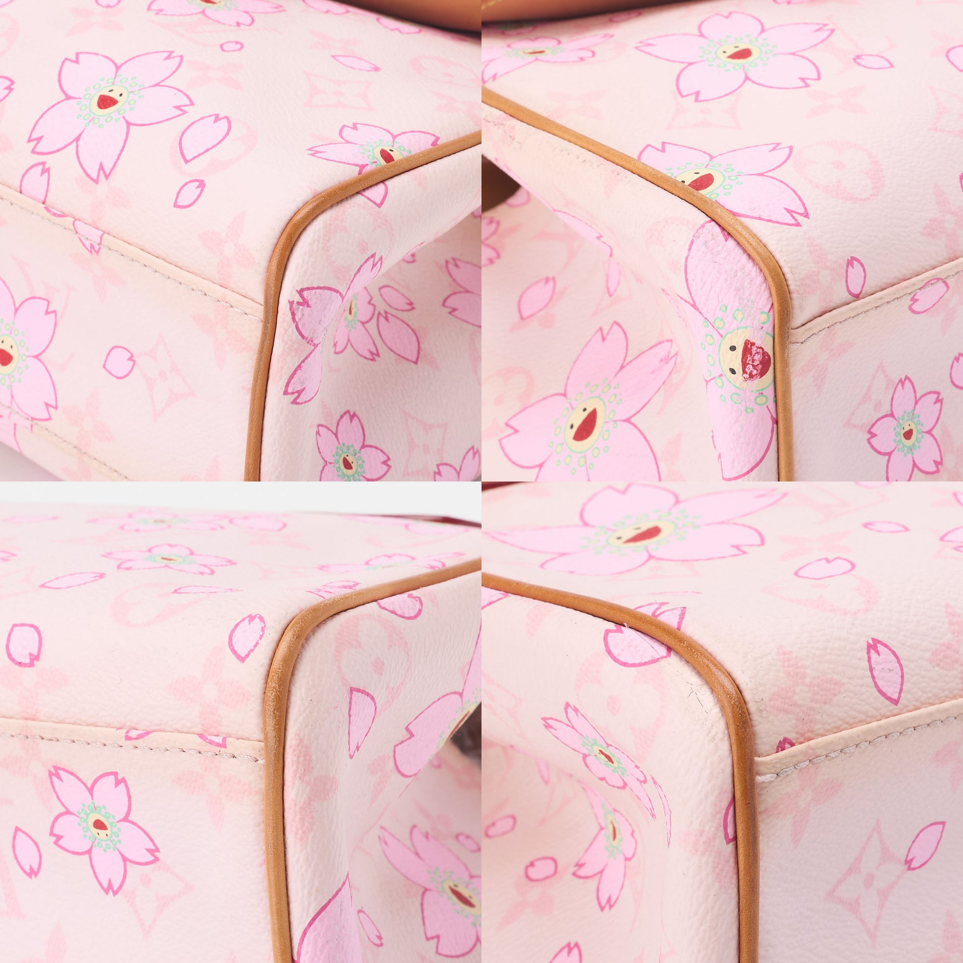 Louis Vuitton Shoulder Handbag Sac Retro PM Monogram Cherry Blossom Canvas Pink Gold-Tone Hardware Pre-Owned - Vintage La Charme