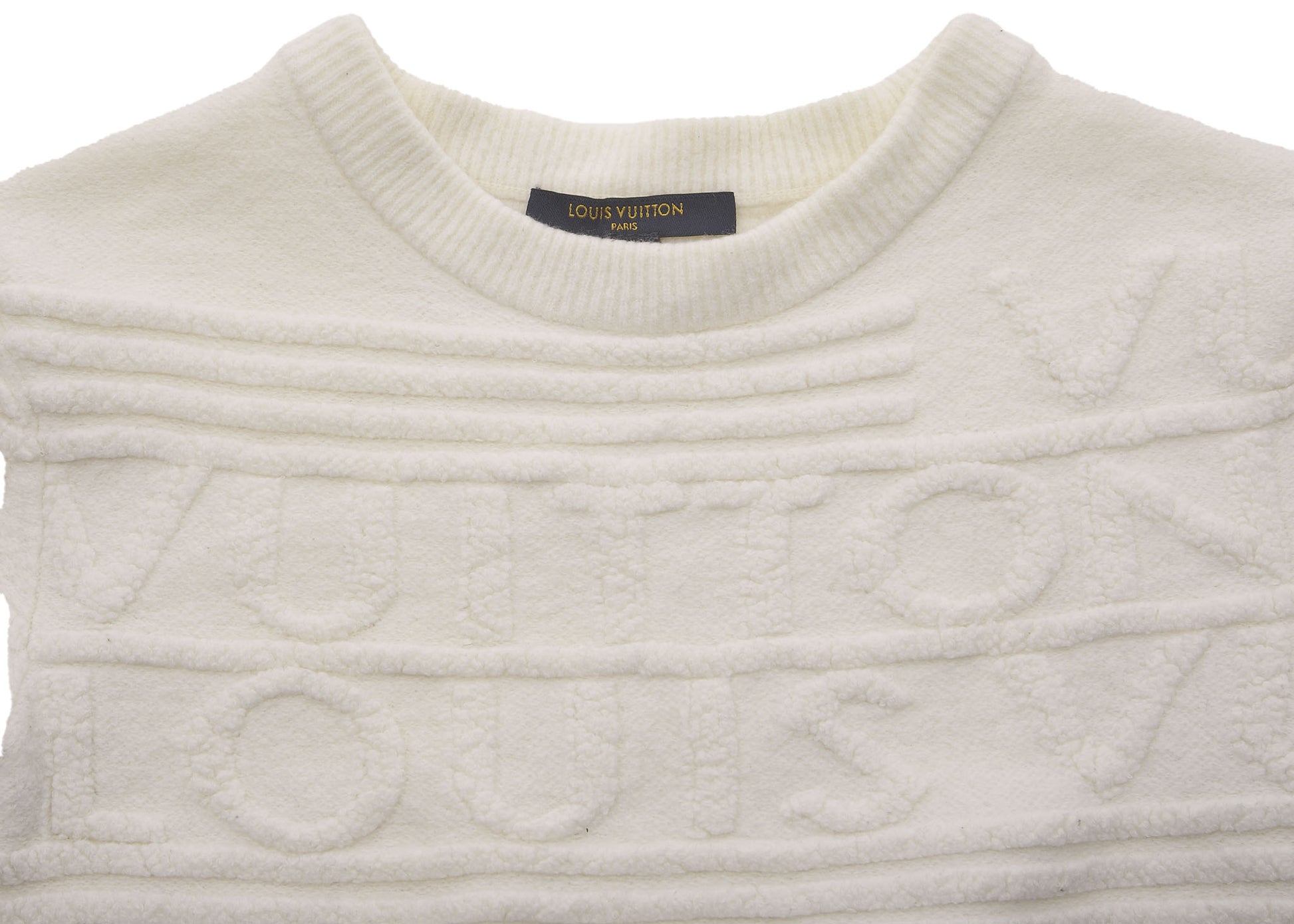 Louis Vuitton Tops Skirt Set Up, Knit, White, Gold-Tone Hardware, Pre-Owned - Vintage La Charme