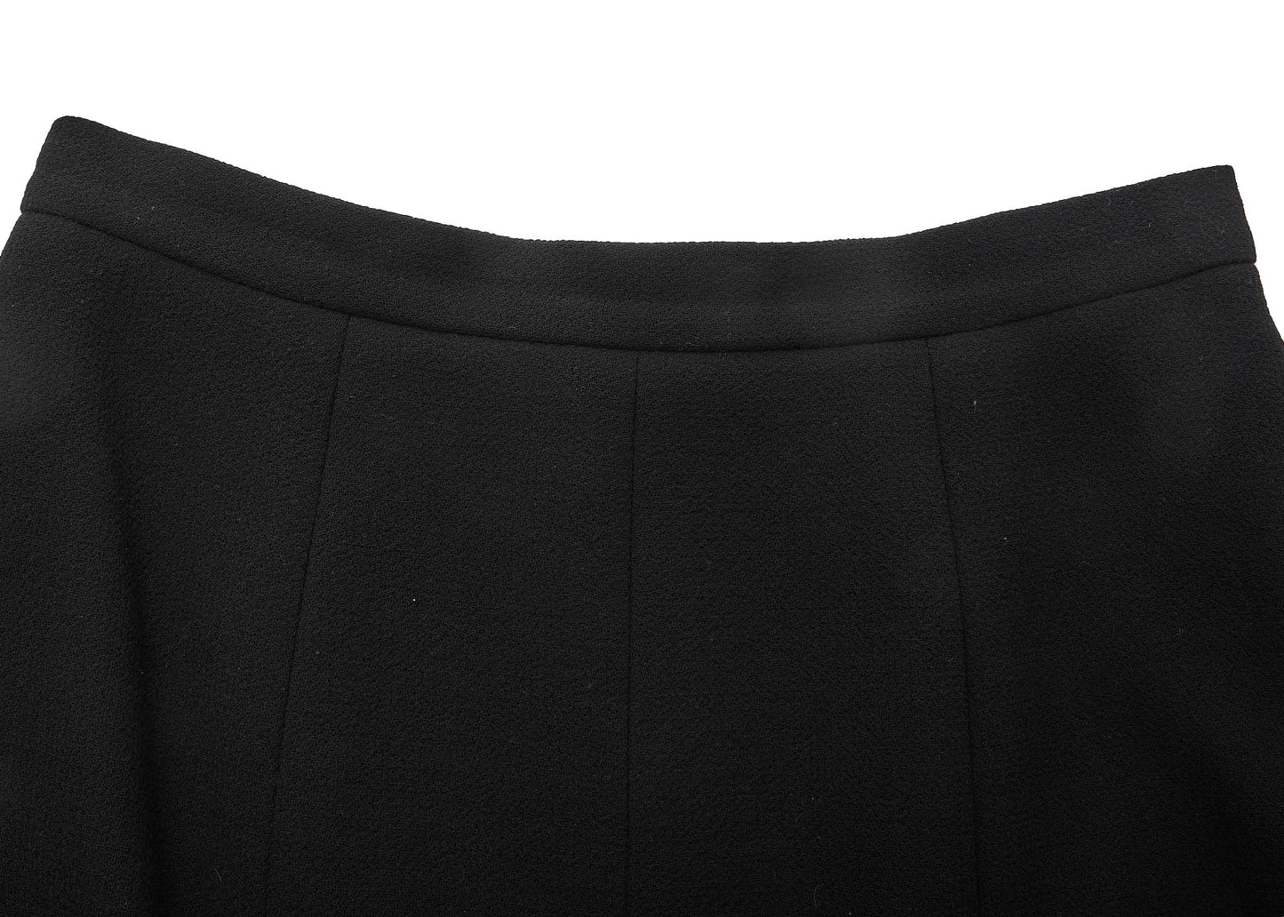 CHANEL Jacket Skirt Set, Coco Button, Wool, Black, Pre-Owned - Vintage La Charme