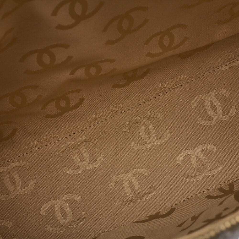 CHANEL Shoulder Bag, Matelasse Coco Mark One, Calf Leather, Beige, Gold-Tone Hardware, Pre-Owned - Vintage La Charme
