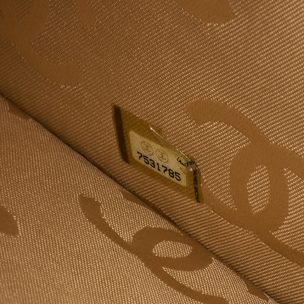 CHANEL Shoulder Bag, Matelasse Coco Mark One, Calf Leather, Beige, Gold-Tone Hardware, Pre-Owned - Vintage La Charme