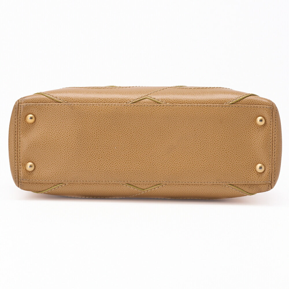 CHANEL Tote Bag, Wild Stitch Coco Mark, Caviar Skin, Beige, Gold-Tone Hardware, Pre-Owned - Vintage La Charme