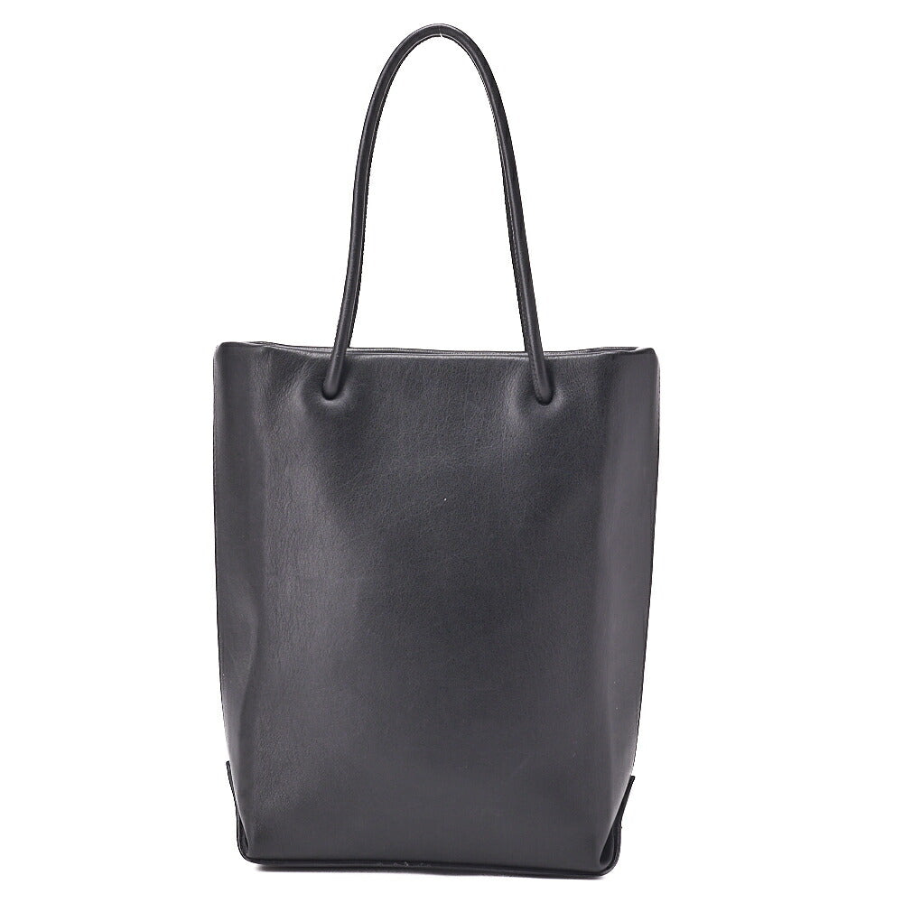 CHANEL Mini Tote Bag Essential Logo Mark Lambskin Black Silver-Tone Hardware Pre-Owned - Vintage La Charme
