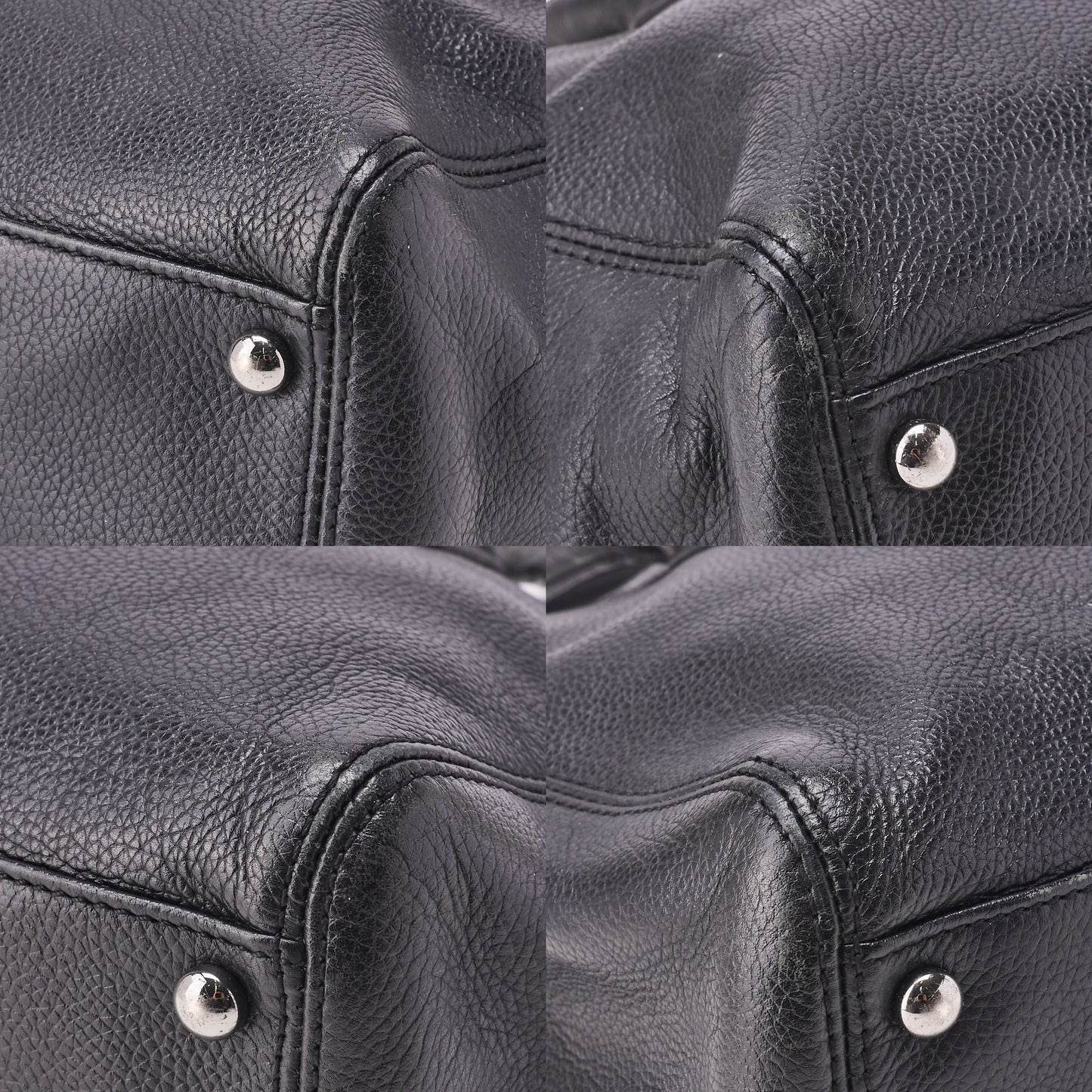 CHANEL Tote Bag Executive 2.55 Rock Caviar Skin Black Silver-Tone Hardware Pre-Owned - Vintage La Charme
