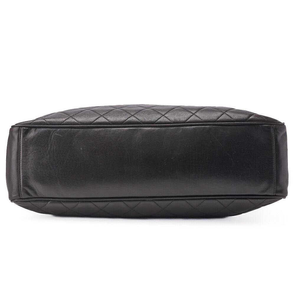 CHANEL Shoulder Bag, Matelasse Ball Charm, Lambskin, Black, Gold-Tone Hardware, Pre-Owned - Vintage La Charme