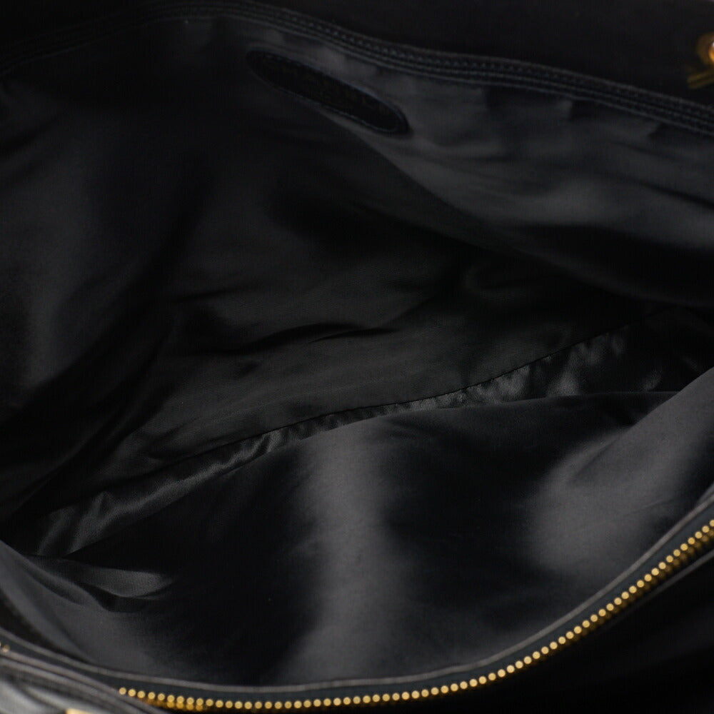CHANEL Shoulder Bag, Matelasse Ball Charm, Lambskin, Black, Gold-Tone Hardware, Pre-Owned - Vintage La Charme