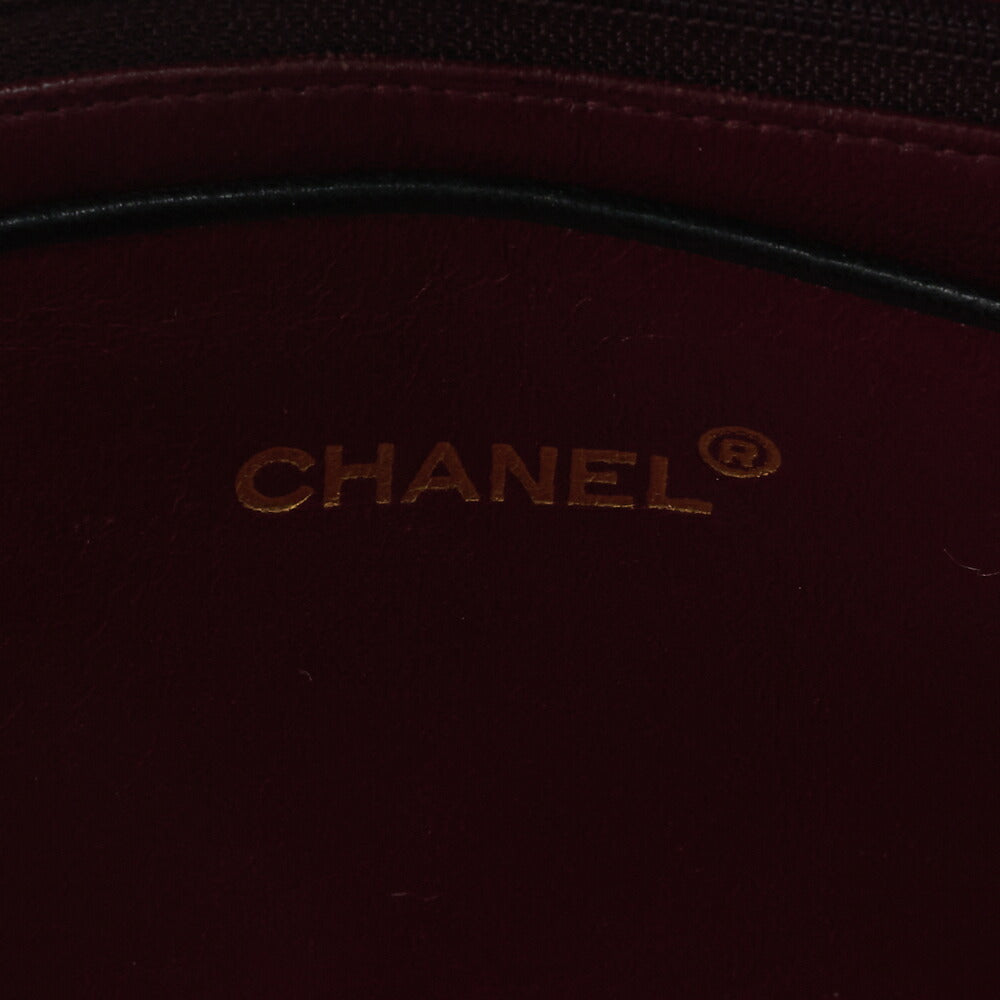 Chanel Shoulder Bag Matelasse Lambskin Black Gold-Tone Hardware Pre-Owned - Vintage La Charme