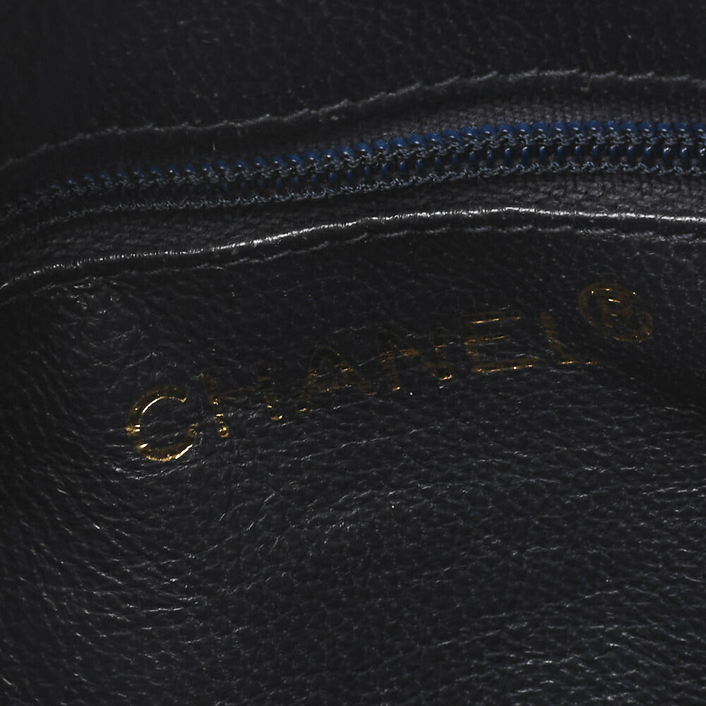 CHANEL Shoulder Bag, Coco Mark Fringe Chain Shoulder, Lambskin, Black, Gold-Tone Hardware, Pre-Owned - Vintage La Charme
