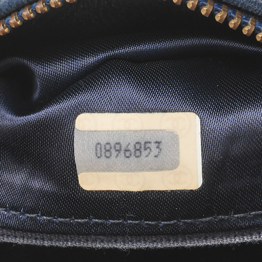 CHANEL Shoulder Bag, Coco Mark Fringe Chain Shoulder, Lambskin, Black, Gold-Tone Hardware, Pre-Owned - Vintage La Charme