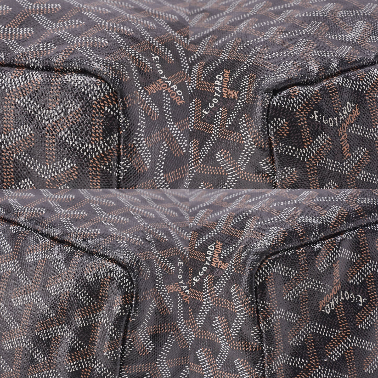 Goyard Saint Louis PM Tote Bag, Coated Canvas, Black, Silver-Tone Hardware, Pre-Owned - Vintage La Charme