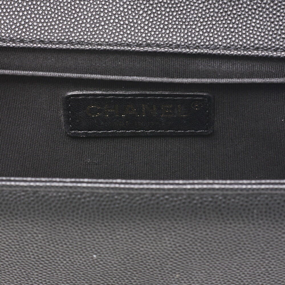 CHANEL Shoulder Bag Tote Bag Matelasse Caviar Skin Black Gold-Tone Hardware Pre-Owned - Vintage La Charme