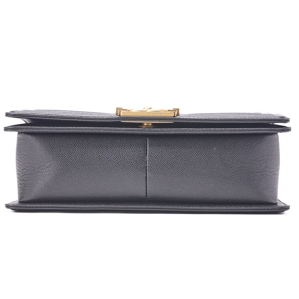 CHANEL Shoulder Bag Tote Bag Matelasse Caviar Skin Black Gold-Tone Hardware Pre-Owned - Vintage La Charme