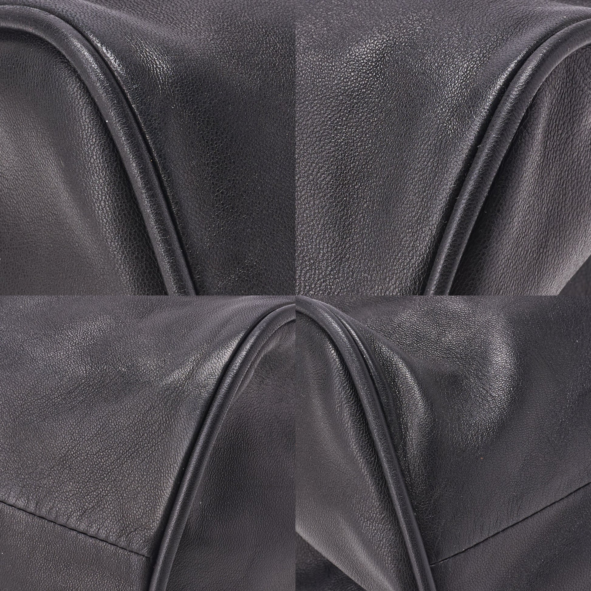 Chanel Camellia Gamaguchi Handbag Mini Shoulder Bag Lambskin Black Silver-Tone Hardware Pre-Owned - Vintage La Charme