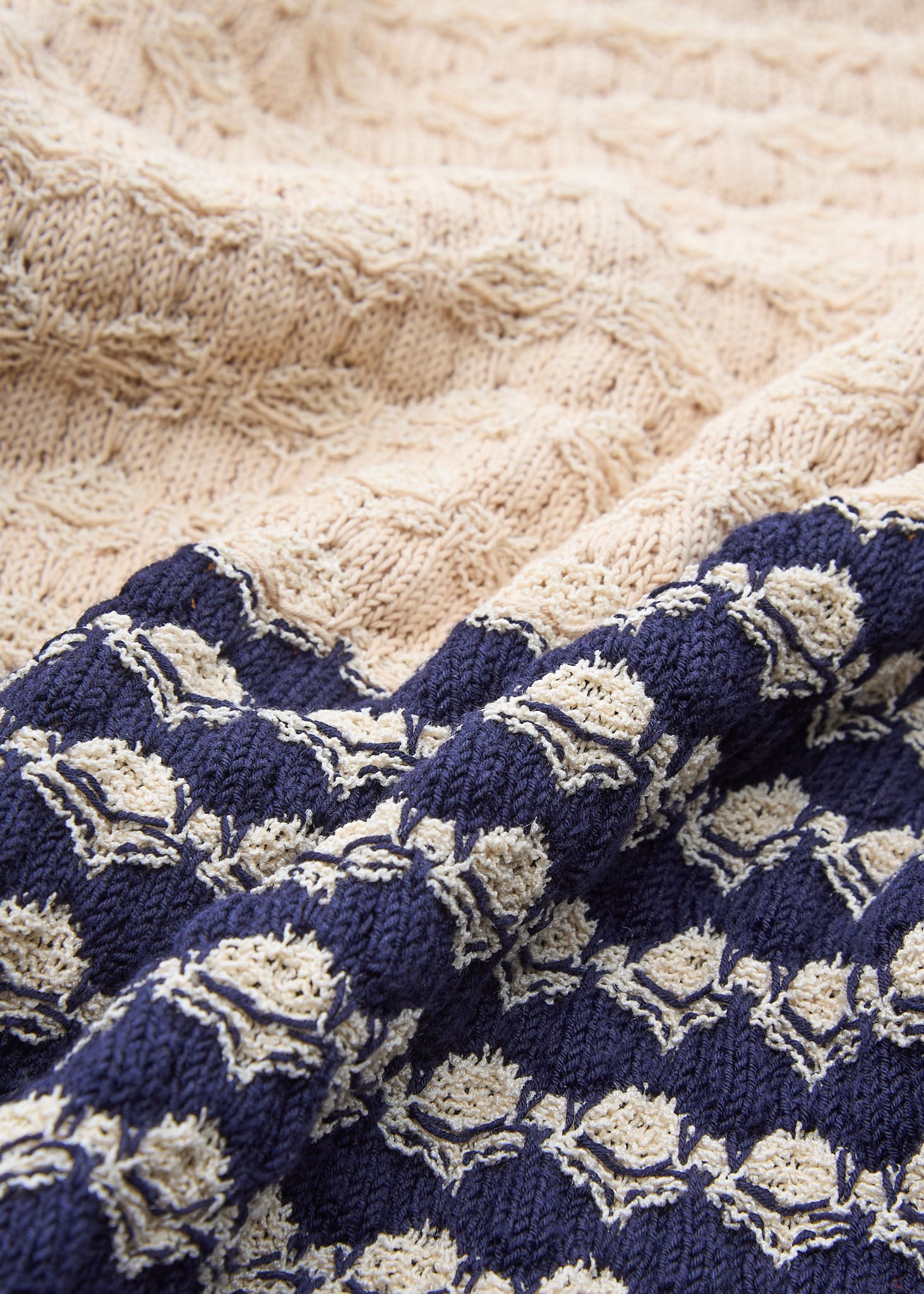 CHANEL Cardigan, Coco Button, Knit, Rayon Blend, Beige, Gold-Tone Hardware, Pre-Owned - Vintage La Charme