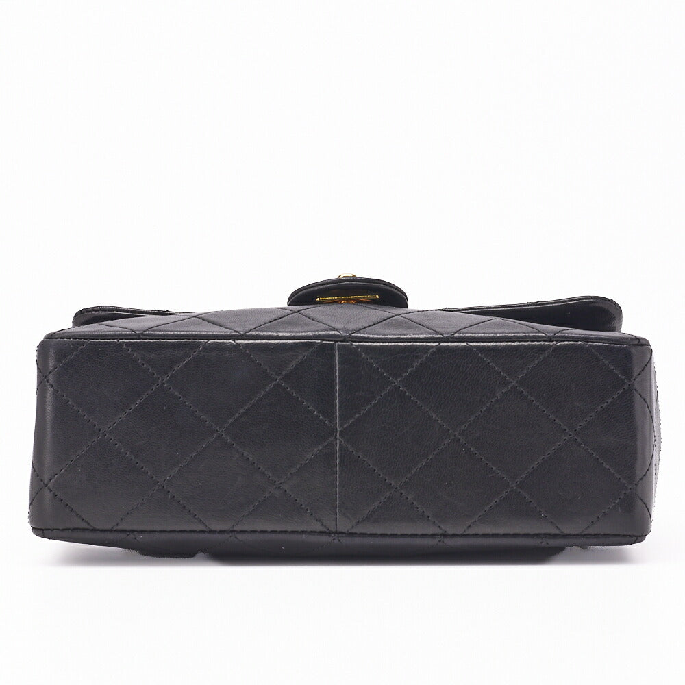 CHANEL Shoulder Bag Mini Matelasse Lambskin Black Gold-Tone Hardware Pre-Owned - Vintage La Charme