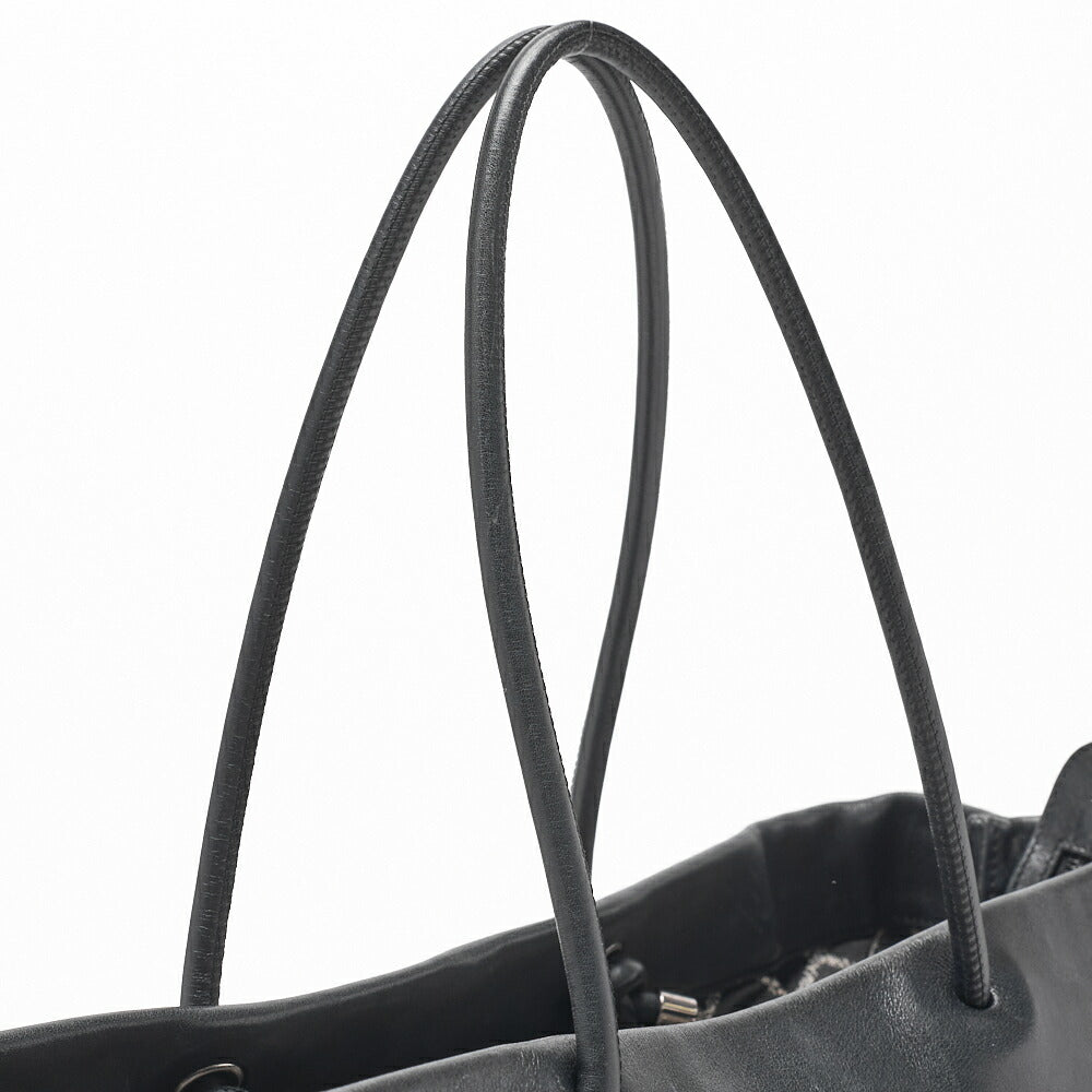 CHANEL Tote Bag Cambon Logo Large Lambskin Black Gold-Tone Hardware Pre-Owned - Vintage La Charme