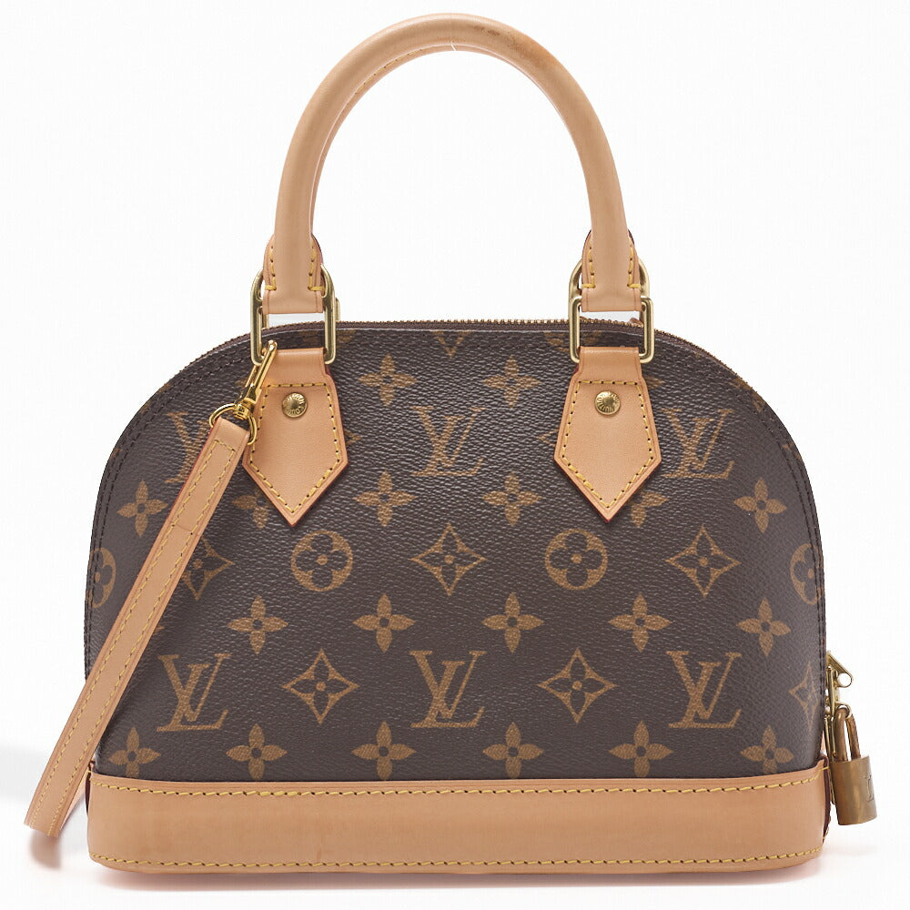 Louis Vuitton Shoulder Bag, Monogram Alma BB, Brown, Gold-Tone Hardware, Pre-Owned - Vintage La Charme