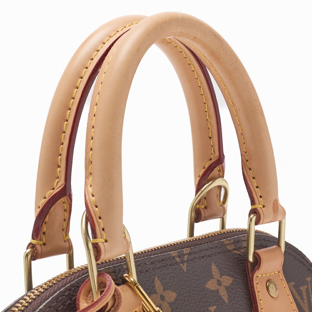 Louis Vuitton Shoulder Bag, Monogram Alma BB, Brown, Gold-Tone Hardware, Pre-Owned - Vintage La Charme