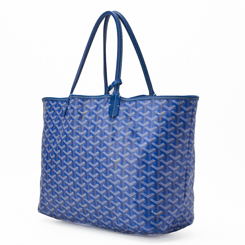 Goyard Saint Louis PM Tote Bag Coated Canvas Black Silver-Tone Hardware Pre-Owned - Vintage La Charme