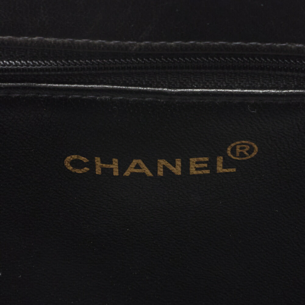 CHANEL Shoulder Tote Bag Matelasse Coco Mark Lambskin Black Gold-Tone Hardware Pre-Owned - Vintage La Charme