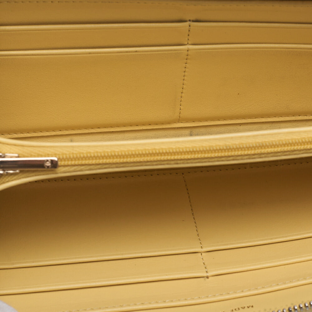 CHANEL Long Wallet, Matelasse, Caviar Skin, Yellow, Gold-Tone Hardware, Pre-Owned - Vintage La Charme