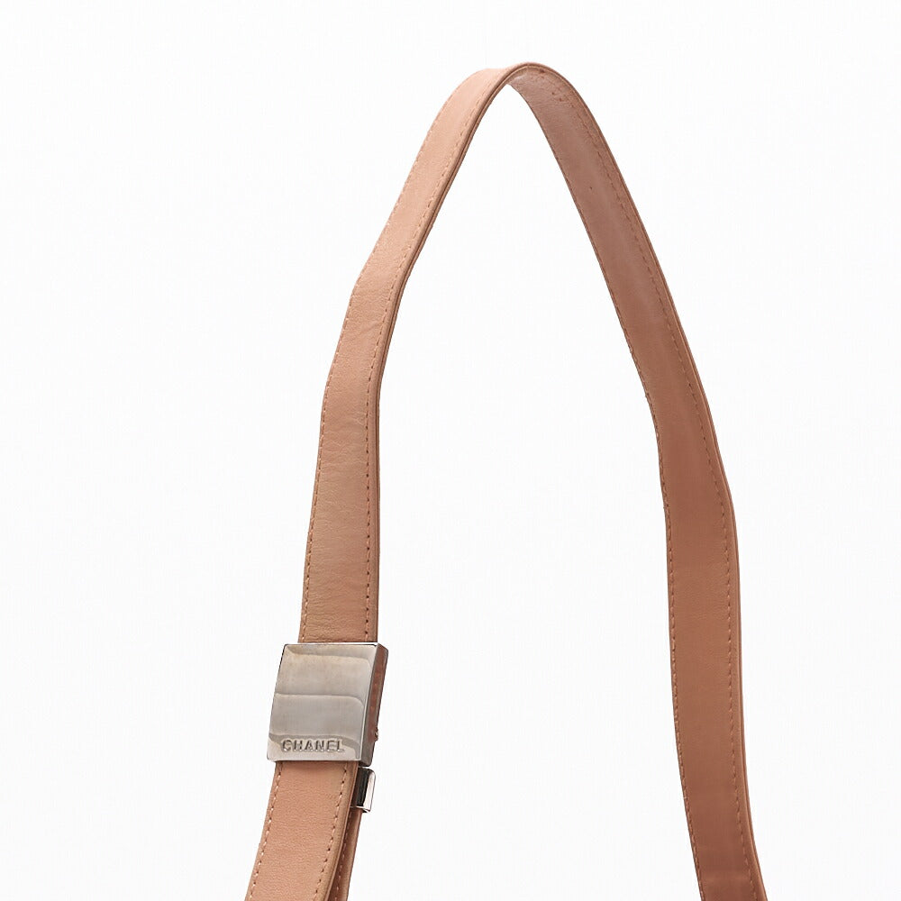 CHANEL Bucket Shoulder Bag, Choco Bar Coco Mark, Lambskin, Pink, Silver-Tone Hardware, Pre-Owned - Vintage La Charme