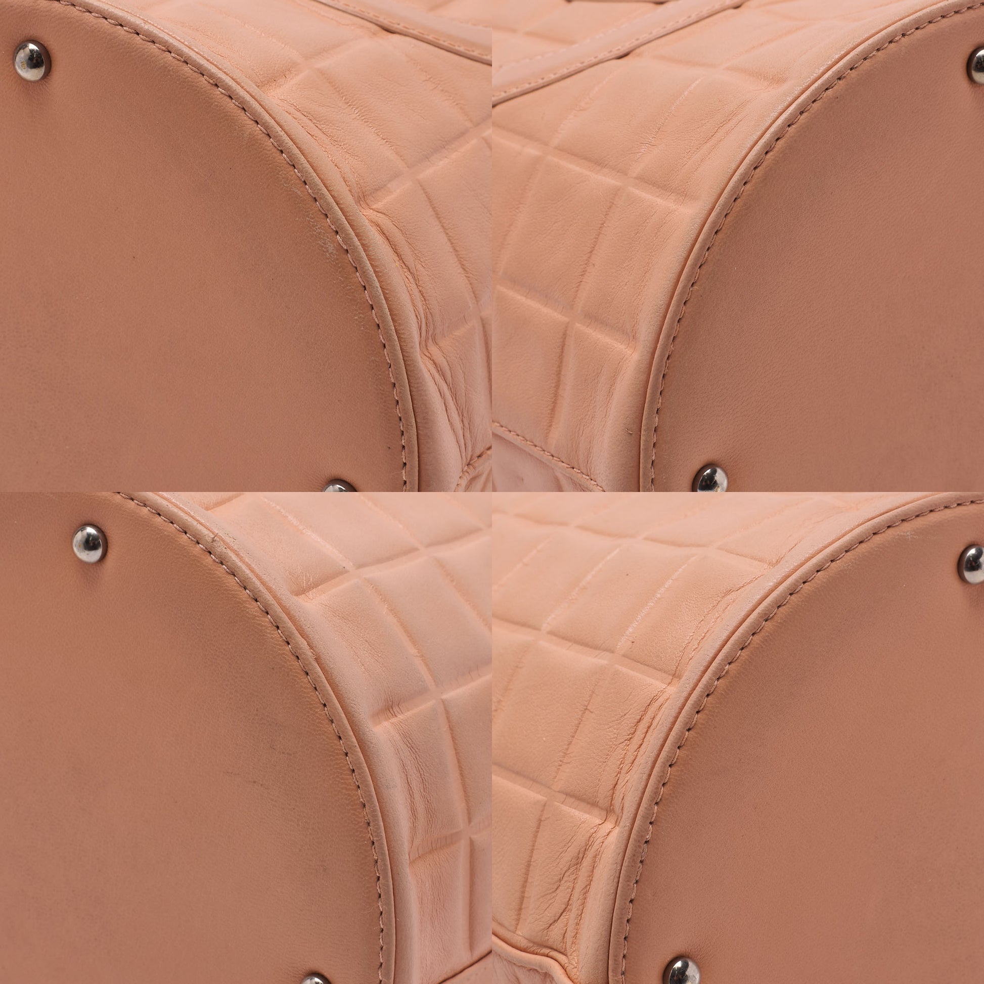 CHANEL Bucket Shoulder Bag, Choco Bar Coco Mark, Lambskin, Pink, Silver-Tone Hardware, Pre-Owned - Vintage La Charme