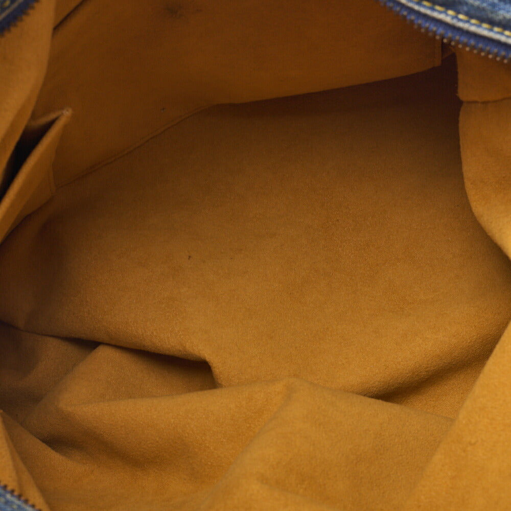 Louis Vuitton Shoulder Bag 2WAY Monogram Denim Blue Gold-Tone Hardware Pre-Owned - Vintage La Charme