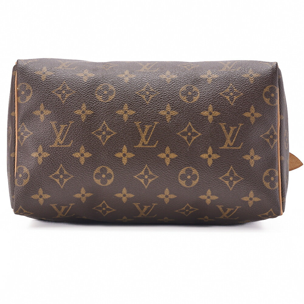 Louis Vuitton Shoulder Bag, Monogram Speedy 25, Canvas, Brown, Gold-Tone Hardware, Pre-Owned - Vintage La Charme