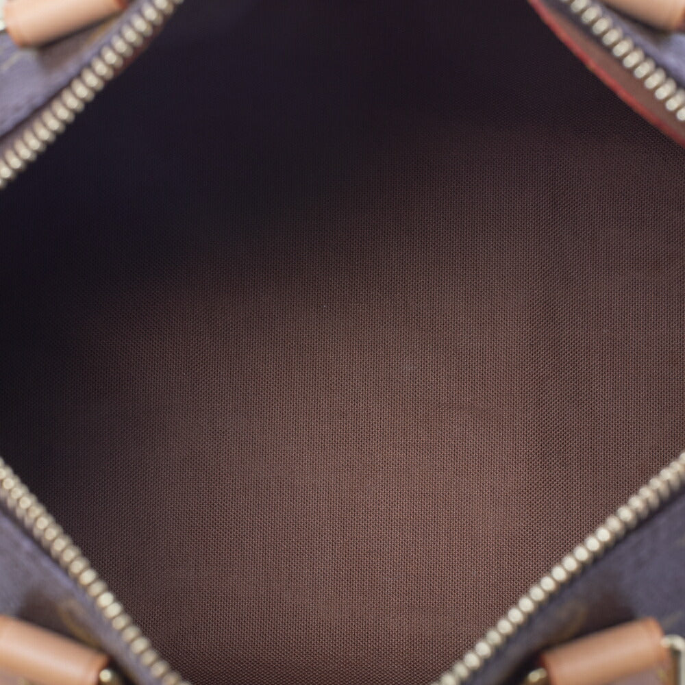 Louis Vuitton Shoulder Bag, Monogram Speedy 25, Canvas, Brown, Gold-Tone Hardware, Pre-Owned - Vintage La Charme