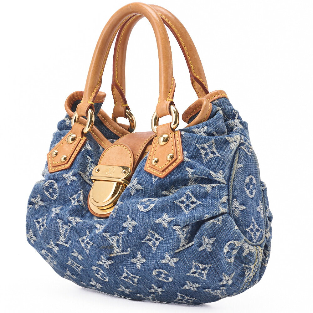 Louis Vuitton Shoulder Bag, Monogram Denim, Blue, Gold-Tone Hardware, Pre-Owned - Vintage La Charme