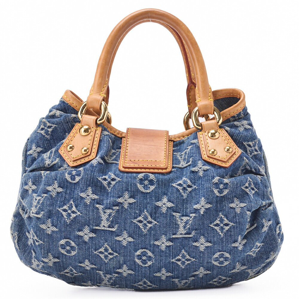 Louis Vuitton Shoulder Bag, Monogram Denim, Blue, Gold-Tone Hardware, Pre-Owned - Vintage La Charme