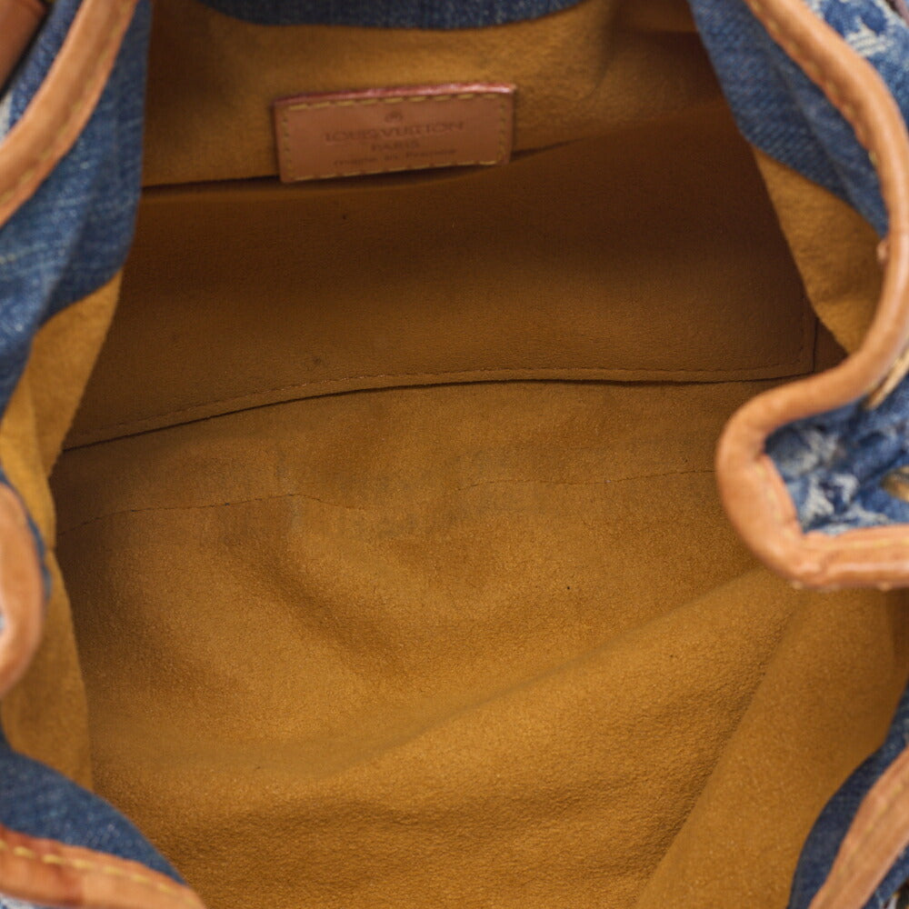 Louis Vuitton Shoulder Bag, Monogram Denim, Blue, Gold-Tone Hardware, Pre-Owned - Vintage La Charme