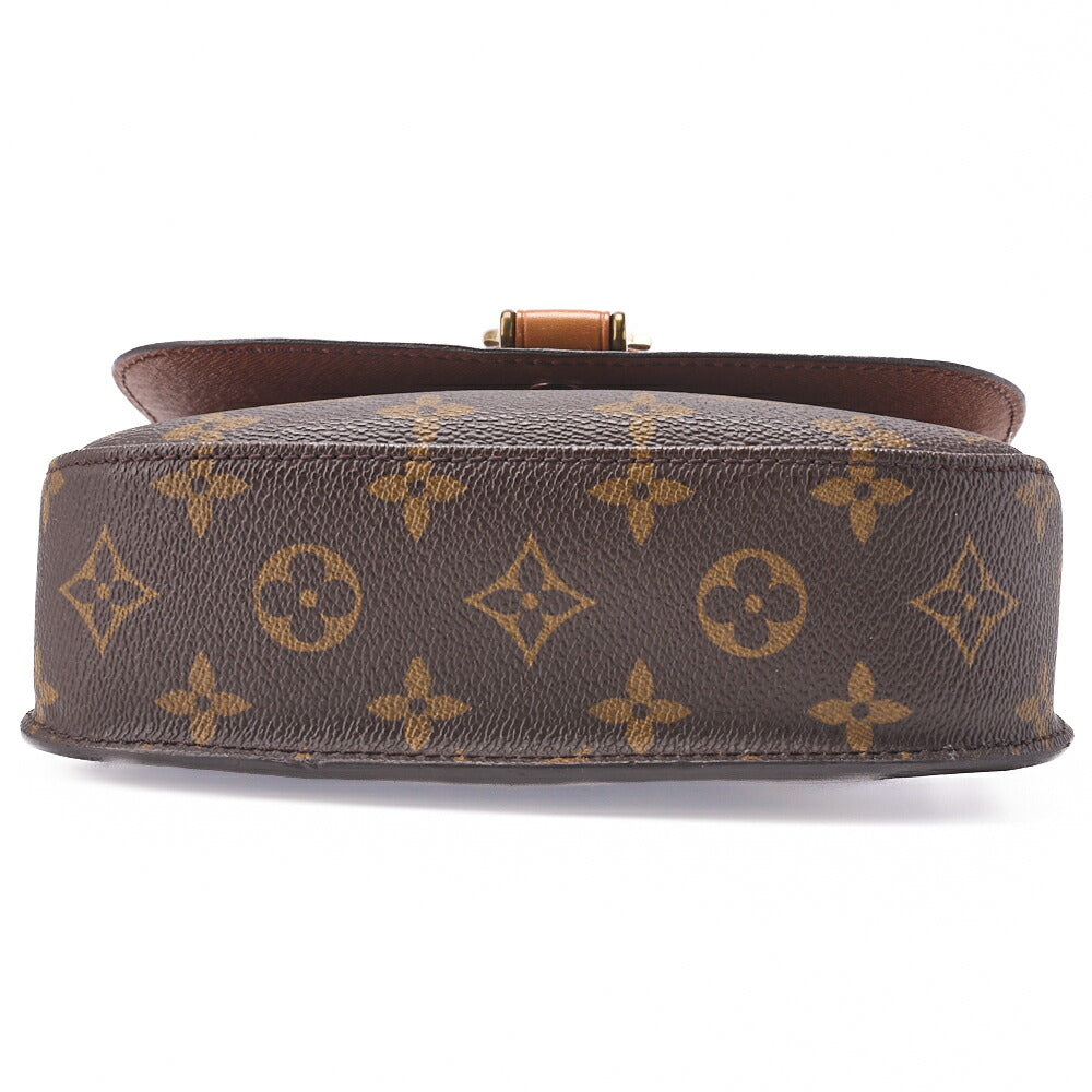 Louis Vuitton Shoulder Bag, Monogram, Canvas, Brown, Gold-Tone Hardware, Pre-Owned - Vintage La Charme